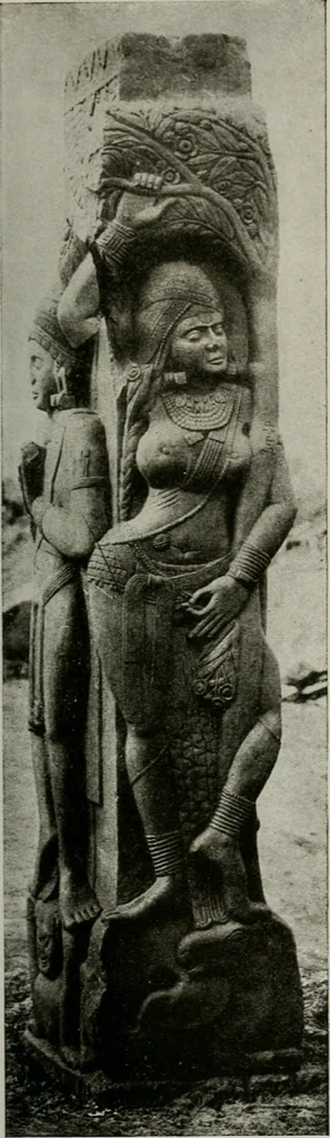 An illustration from La sculpture hindoue. Traduction de Paul Budry, 1922, leaf 96