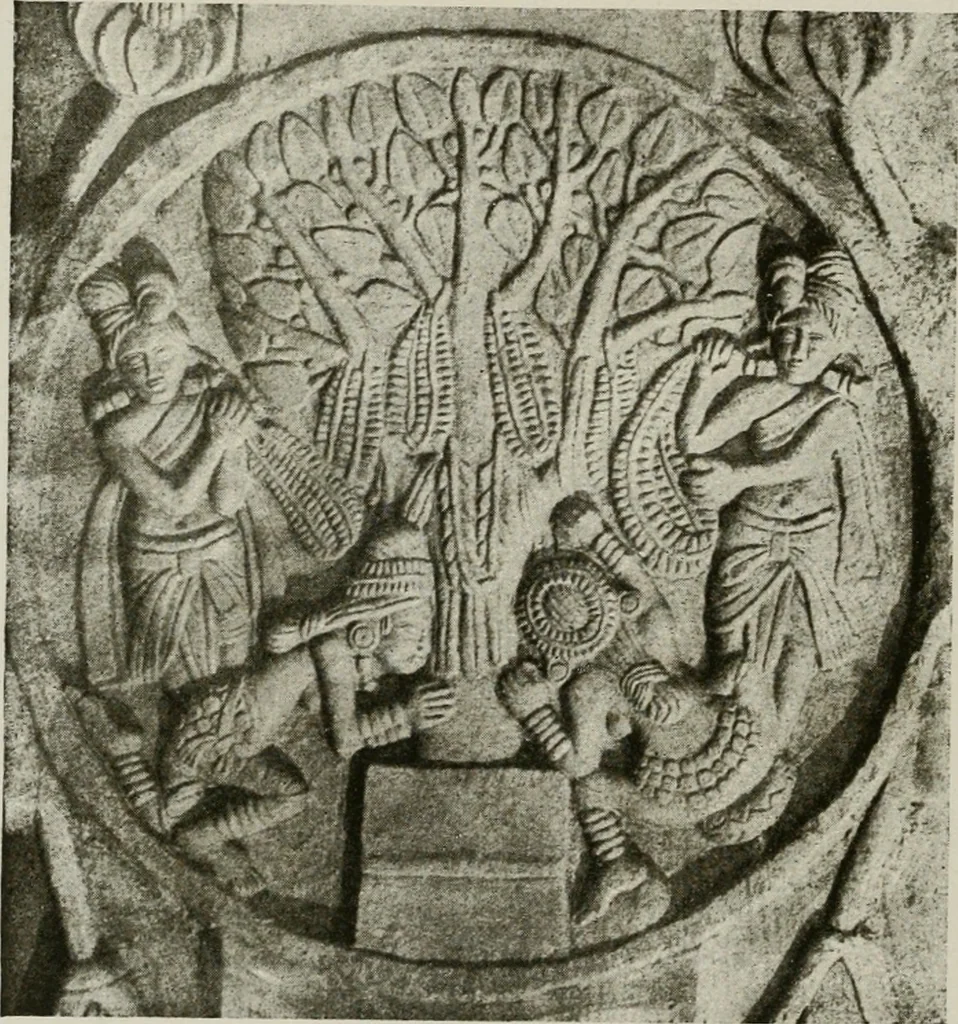 An illustration from La sculpture hindoue. Traduction de Paul Budry, 1922, leaf 97