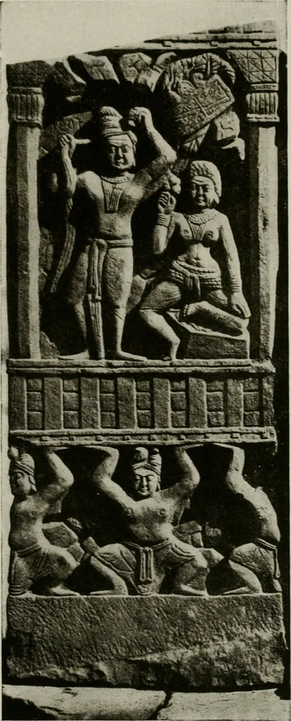 An illustration from La sculpture hindoue. Traduction de Paul Budry, 1922, leaf 98