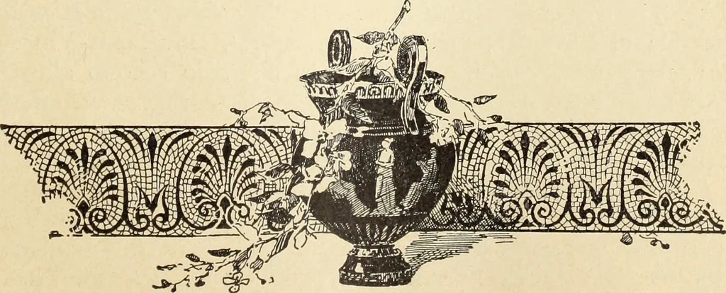 An illustration from La scultura, la pittura di U. Fleres, P. Molmenti, U. Ojetti, G. Menasci : le arti applicate di Guido Menasci, 1900, leaf 108