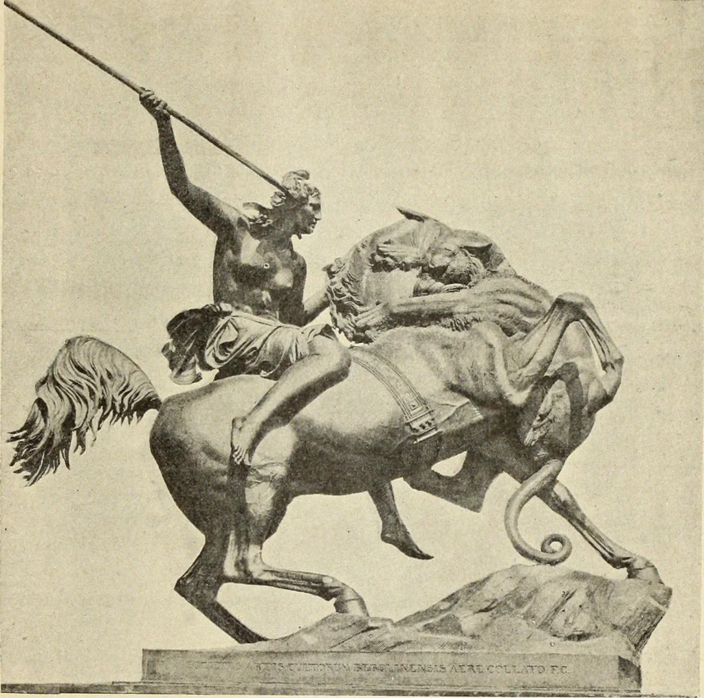An illustration from La scultura, la pittura di U. Fleres, P. Molmenti, U. Ojetti, G. Menasci : le arti applicate di Guido Menasci, 1900, leaf 114