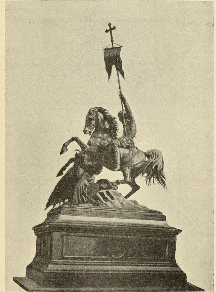 An illustration from La scultura, la pittura di U. Fleres, P. Molmenti, U. Ojetti, G. Menasci : le arti applicate di Guido Menasci, 1900, leaf 116