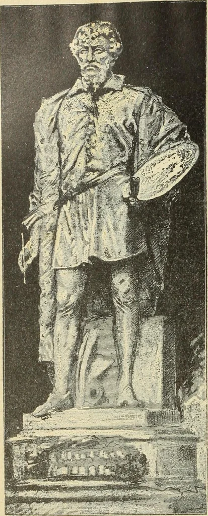 An illustration from La scultura, la pittura di U. Fleres, P. Molmenti, U. Ojetti, G. Menasci : le arti applicate di Guido Menasci, 1900, leaf 133