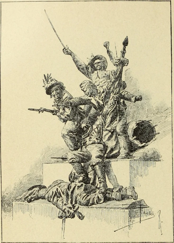 An illustration from La scultura, la pittura di U. Fleres, P. Molmenti, U. Ojetti, G. Menasci : le arti applicate di Guido Menasci, 1900, leaf 151