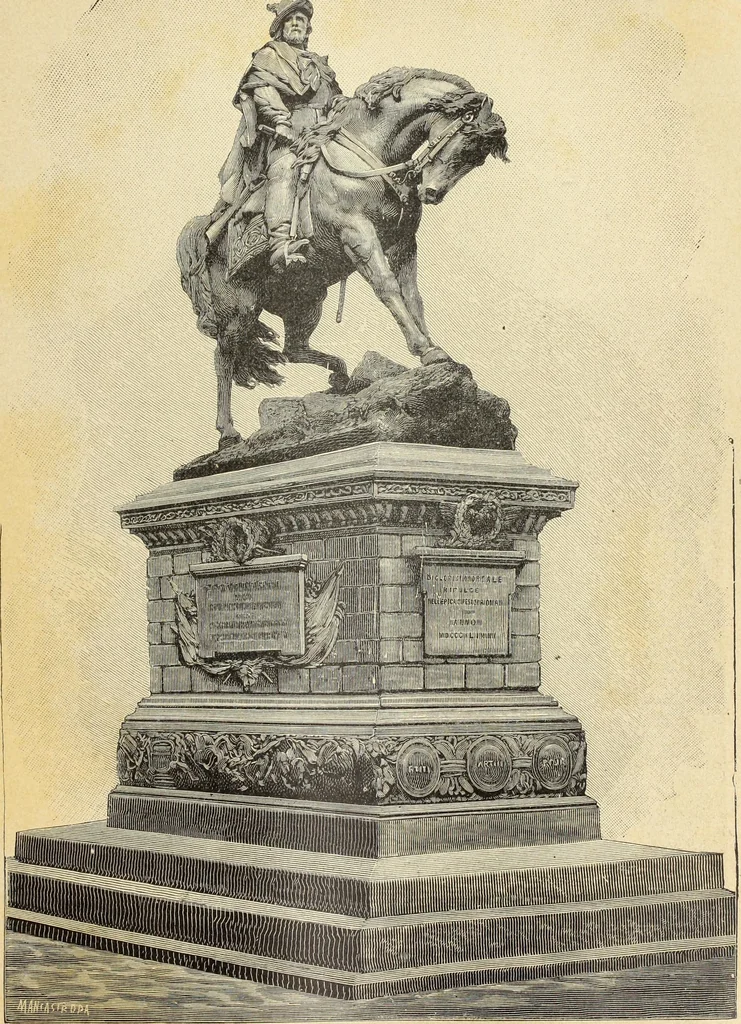 An illustration from La scultura, la pittura di U. Fleres, P. Molmenti, U. Ojetti, G. Menasci : le arti applicate di Guido Menasci, 1900, leaf 168