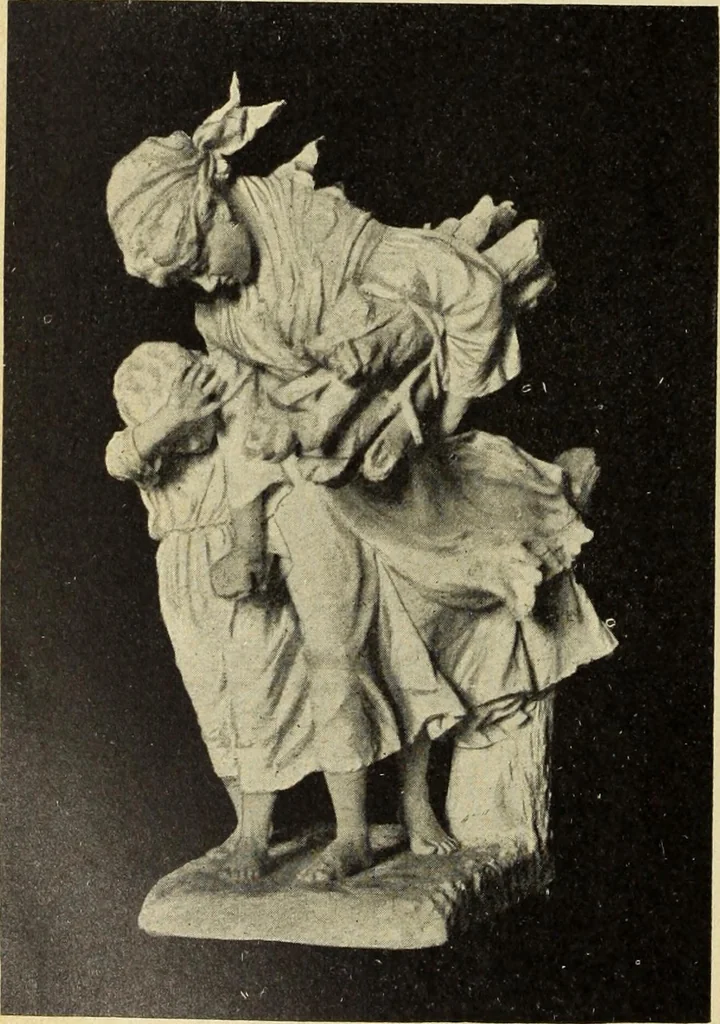 An illustration from La scultura, la pittura di U. Fleres, P. Molmenti, U. Ojetti, G. Menasci : le arti applicate di Guido Menasci, 1900, leaf 169