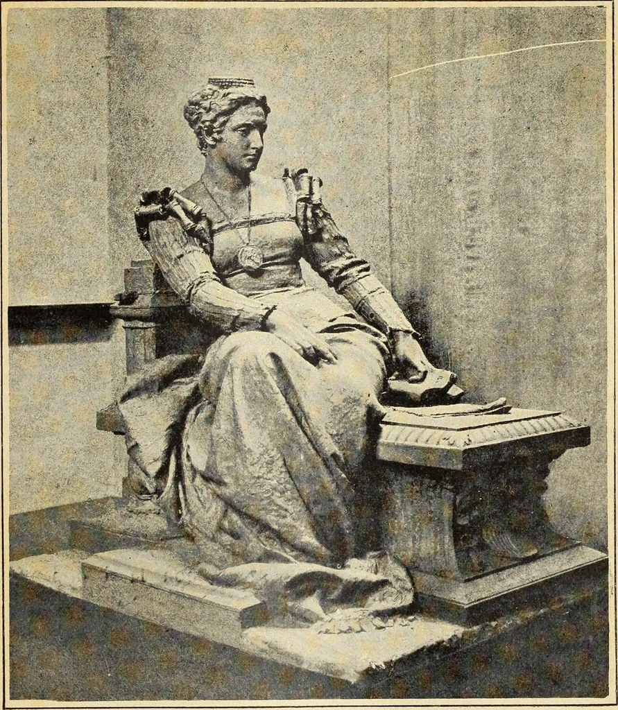 An illustration from La scultura, la pittura di U. Fleres, P. Molmenti, U. Ojetti, G. Menasci : le arti applicate di Guido Menasci, 1900, leaf 170