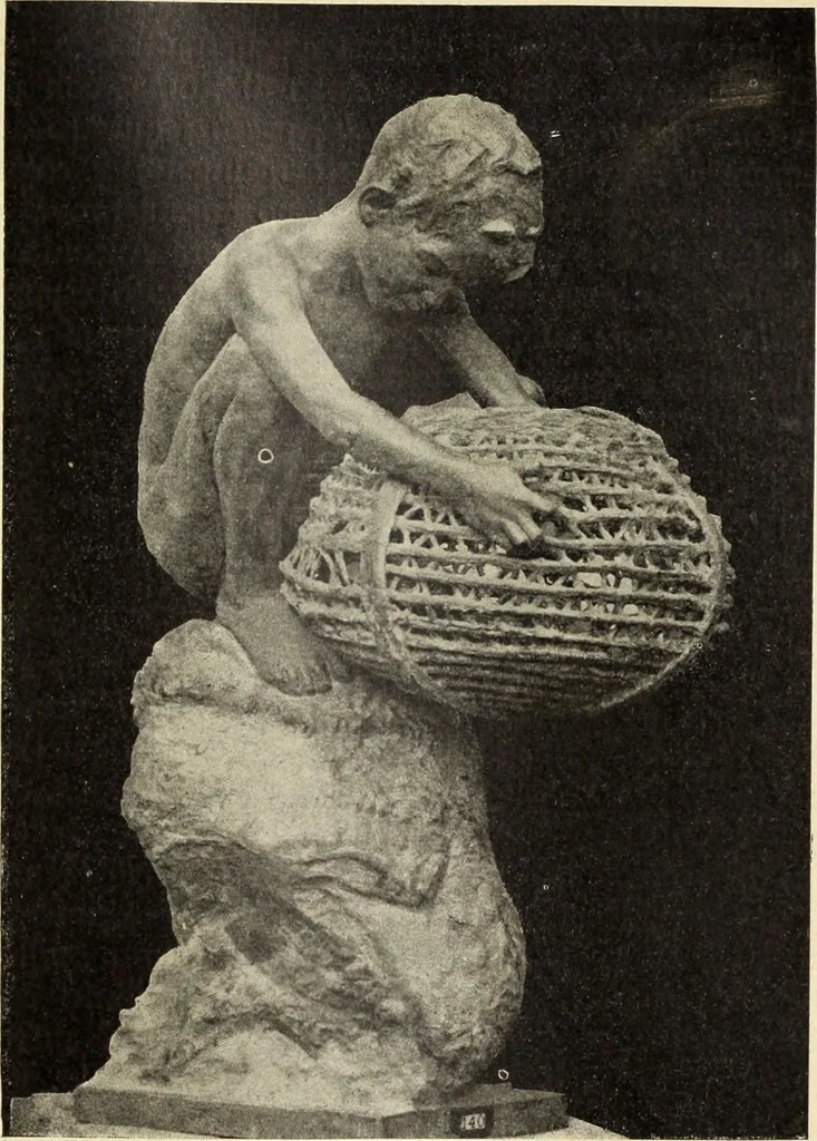 An illustration from La scultura, la pittura di U. Fleres, P. Molmenti, U. Ojetti, G. Menasci : le arti applicate di Guido Menasci, 1900, leaf 172