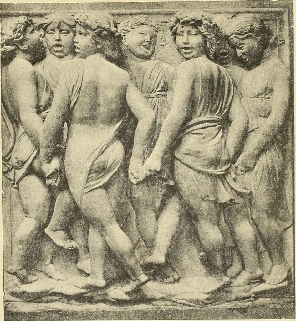 An illustration from La scultura, la pittura di U. Fleres, P. Molmenti, U. Ojetti, G. Menasci : le arti applicate di Guido Menasci, 1900, leaf 18