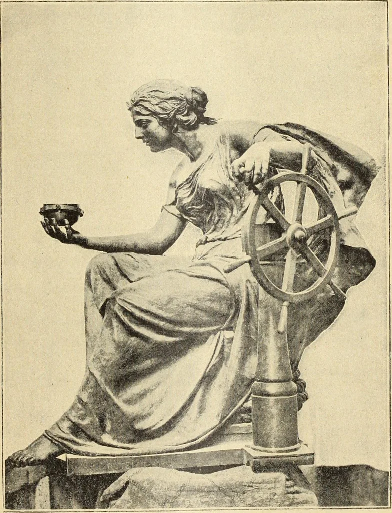 An illustration from La scultura, la pittura di U. Fleres, P. Molmenti, U. Ojetti, G. Menasci : le arti applicate di Guido Menasci, 1900, leaf 180