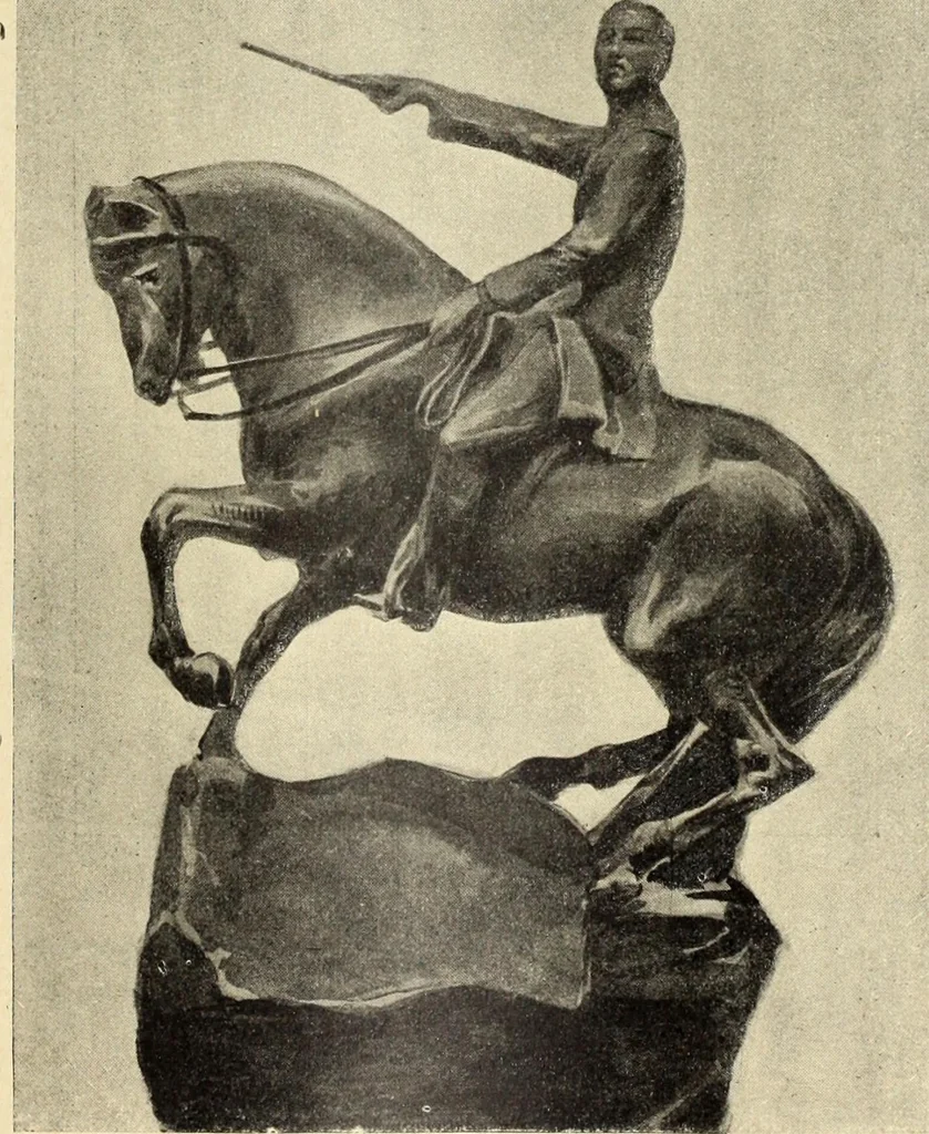 An illustration from La scultura, la pittura di U. Fleres, P. Molmenti, U. Ojetti, G. Menasci : le arti applicate di Guido Menasci, 1900, leaf 192