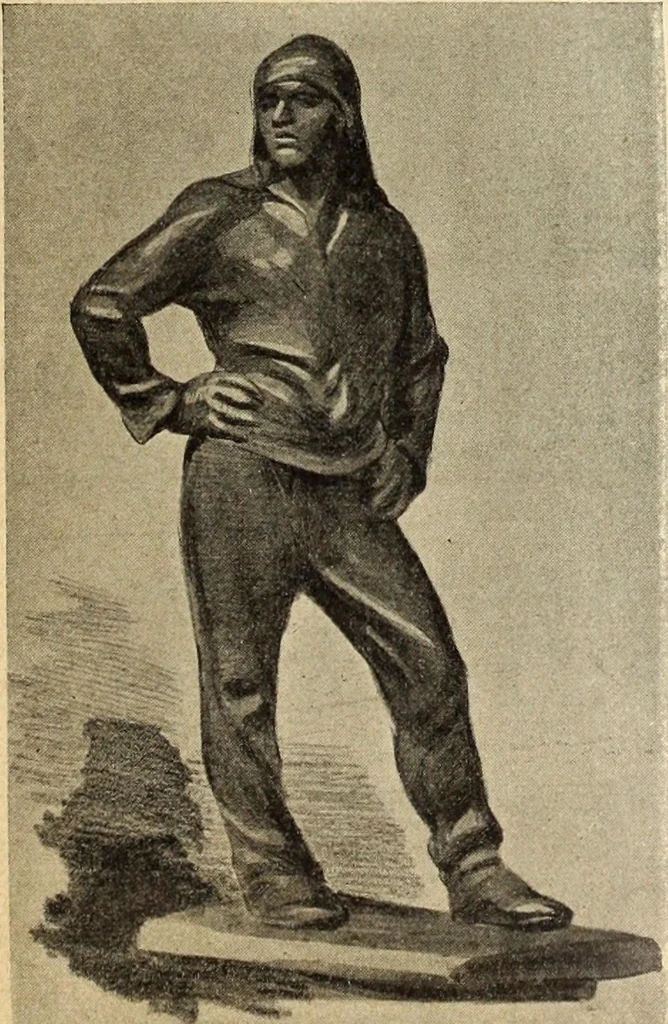 An illustration from La scultura, la pittura di U. Fleres, P. Molmenti, U. Ojetti, G. Menasci : le arti applicate di Guido Menasci, 1900, leaf 196