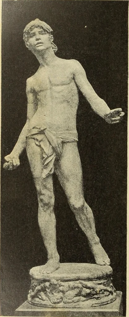 An illustration from La scultura, la pittura di U. Fleres, P. Molmenti, U. Ojetti, G. Menasci : le arti applicate di Guido Menasci, 1900, leaf 197