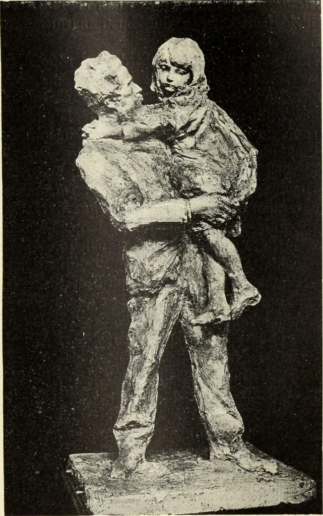 An illustration from La scultura, la pittura di U. Fleres, P. Molmenti, U. Ojetti, G. Menasci : le arti applicate di Guido Menasci, 1900, leaf 206
