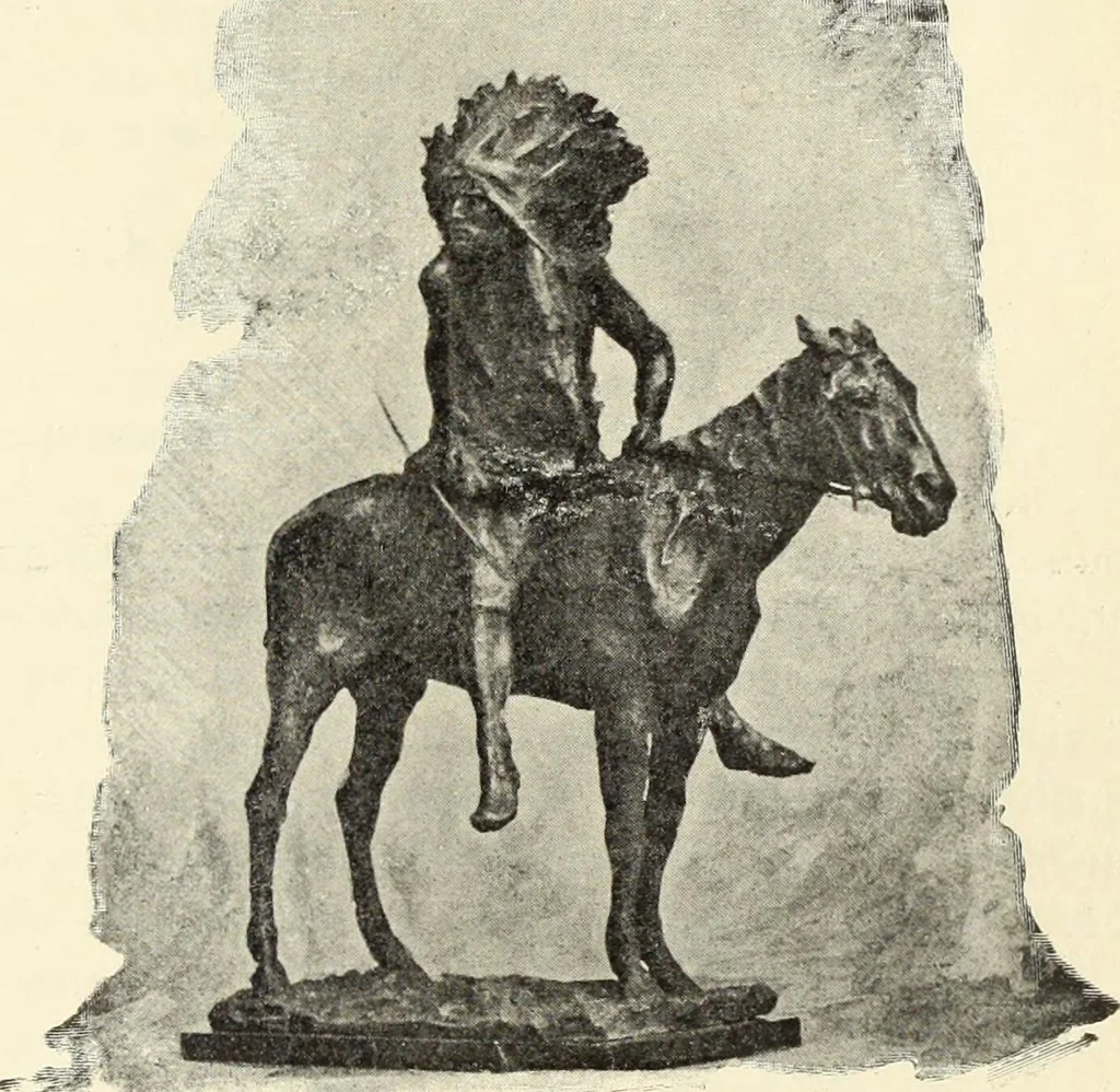 An illustration from La scultura, la pittura di U. Fleres, P. Molmenti, U. Ojetti, G. Menasci : le arti applicate di Guido Menasci, 1900, leaf 208