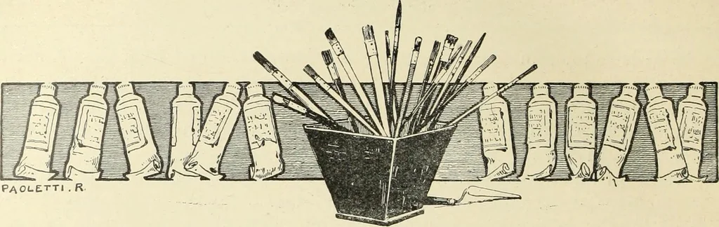 An illustration from La scultura, la pittura di U. Fleres, P. Molmenti, U. Ojetti, G. Menasci : le arti applicate di Guido Menasci, 1900, leaf 249
