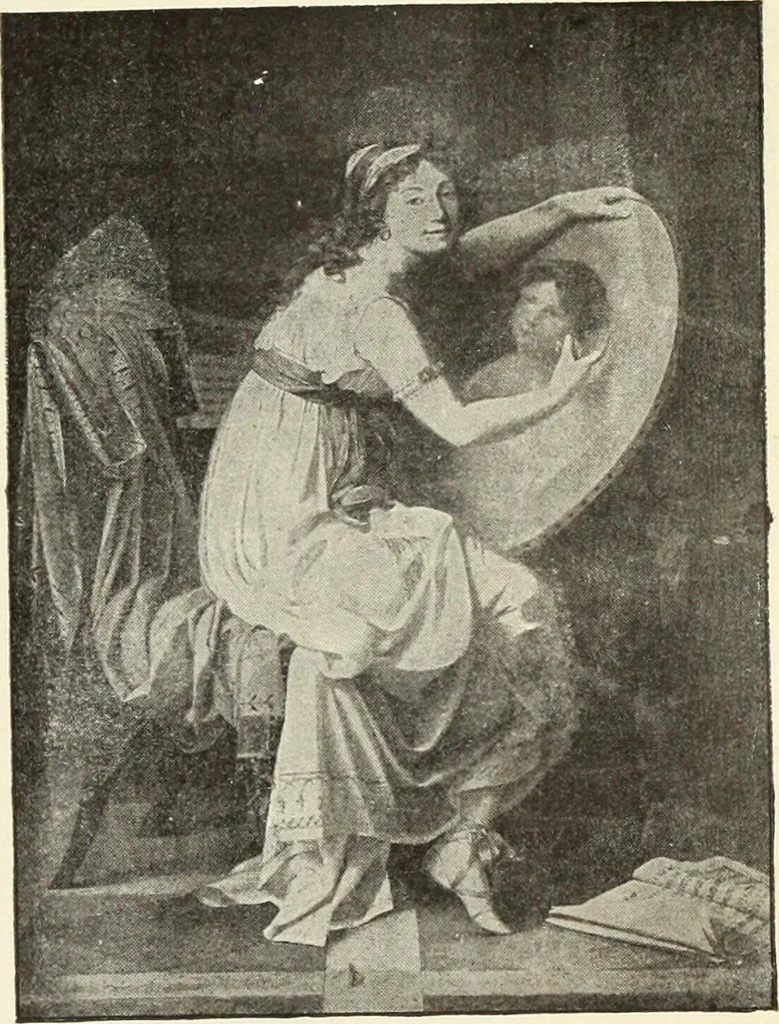 An illustration from La scultura, la pittura di U. Fleres, P. Molmenti, U. Ojetti, G. Menasci : le arti applicate di Guido Menasci, 1900, leaf 256