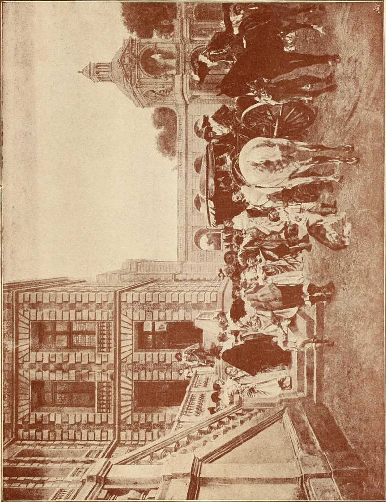 An illustration from La scultura, la pittura di U. Fleres, P. Molmenti, U. Ojetti, G. Menasci : le arti applicate di Guido Menasci, 1900, leaf 264