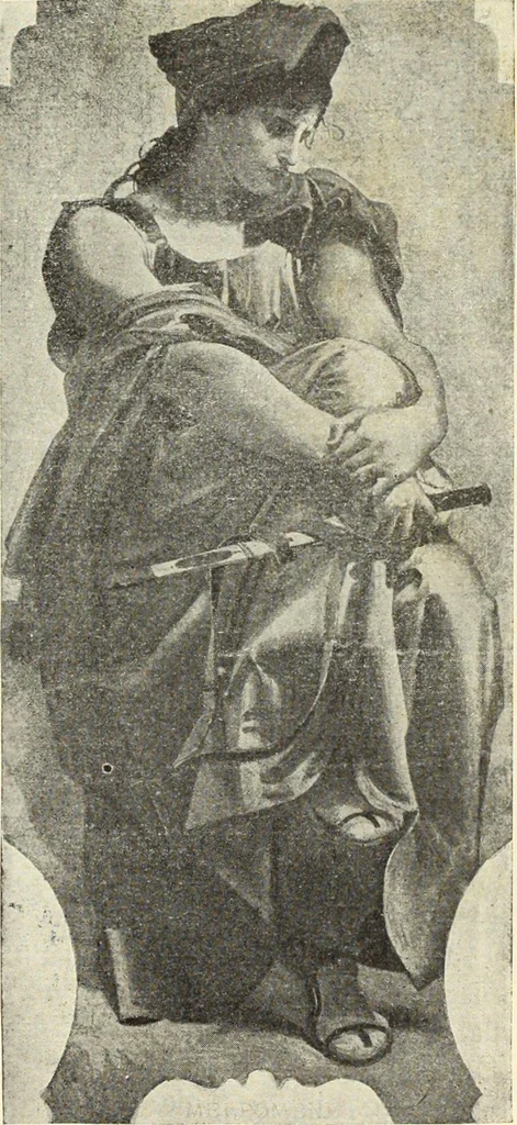 An illustration from La scultura, la pittura di U. Fleres, P. Molmenti, U. Ojetti, G. Menasci : le arti applicate di Guido Menasci, 1900, leaf 268
