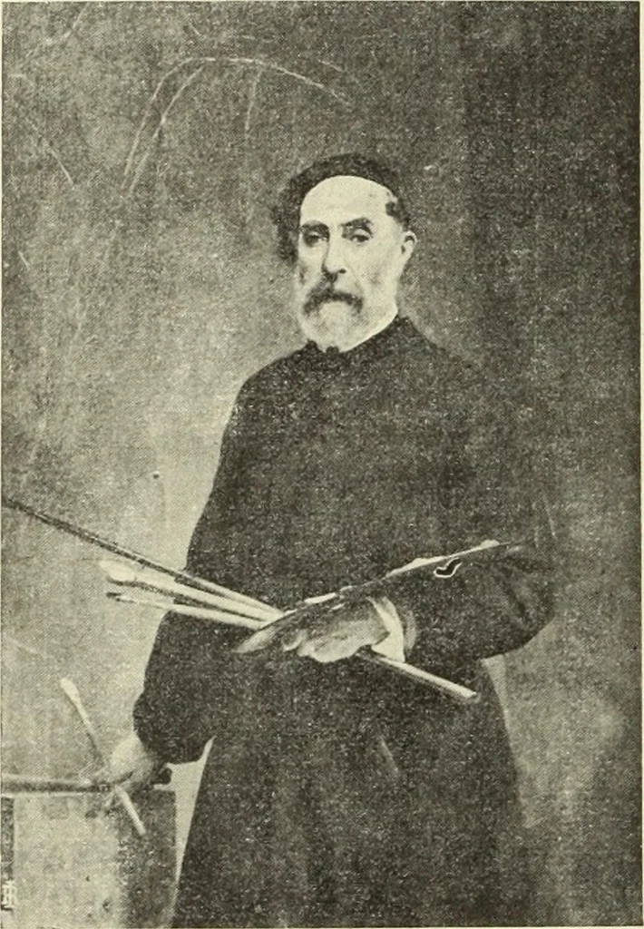 An illustration from La scultura, la pittura di U. Fleres, P. Molmenti, U. Ojetti, G. Menasci : le arti applicate di Guido Menasci, 1900, leaf 275