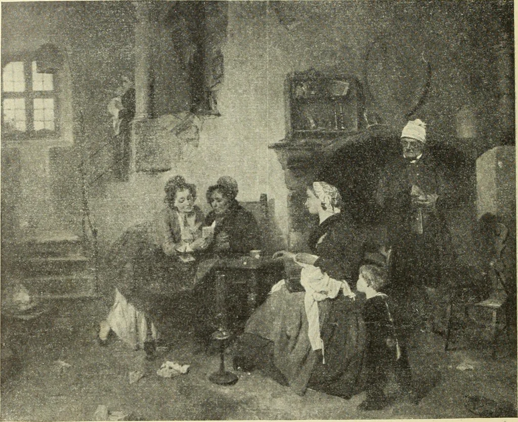An illustration from La scultura, la pittura di U. Fleres, P. Molmenti, U. Ojetti, G. Menasci : le arti applicate di Guido Menasci, 1900, leaf 283