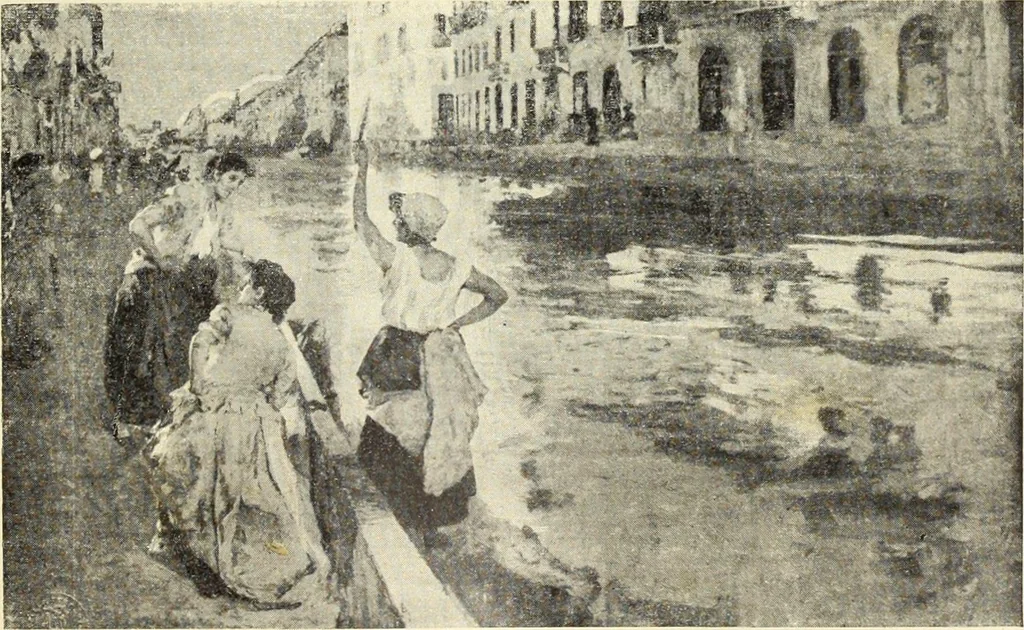 An illustration from La scultura, la pittura di U. Fleres, P. Molmenti, U. Ojetti, G. Menasci : le arti applicate di Guido Menasci, 1900, leaf 290