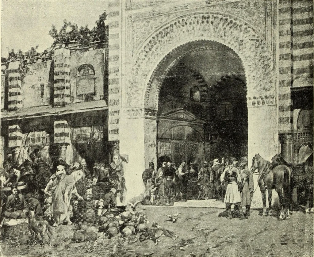 An illustration from La scultura, la pittura di U. Fleres, P. Molmenti, U. Ojetti, G. Menasci : le arti applicate di Guido Menasci, 1900, leaf 295