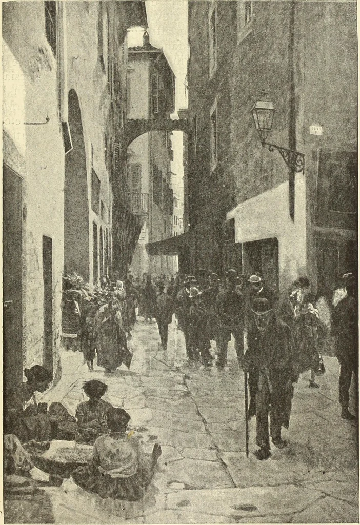 An illustration from La scultura, la pittura di U. Fleres, P. Molmenti, U. Ojetti, G. Menasci : le arti applicate di Guido Menasci, 1900, leaf 304