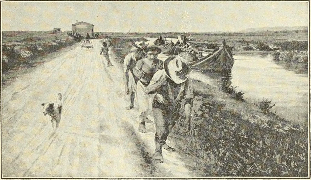 An illustration from La scultura, la pittura di U. Fleres, P. Molmenti, U. Ojetti, G. Menasci : le arti applicate di Guido Menasci, 1900, leaf 312