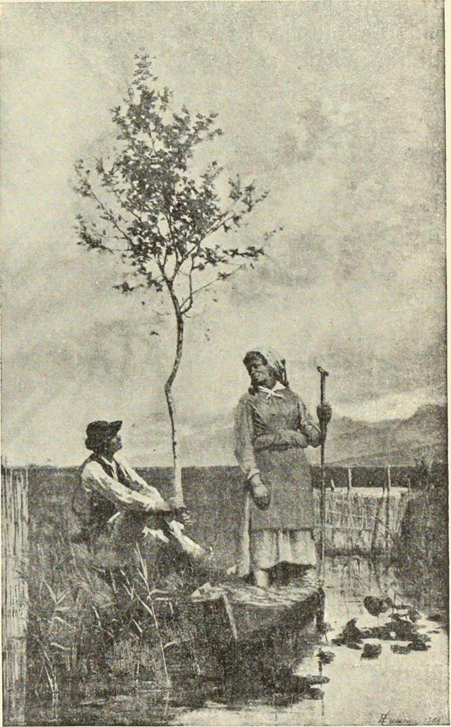 An illustration from La scultura, la pittura di U. Fleres, P. Molmenti, U. Ojetti, G. Menasci : le arti applicate di Guido Menasci, 1900, leaf 314