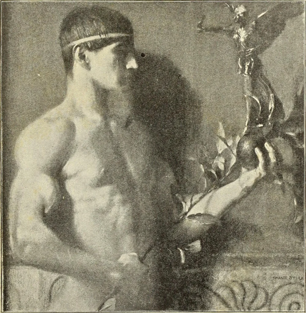 An illustration from La scultura, la pittura di U. Fleres, P. Molmenti, U. Ojetti, G. Menasci : le arti applicate di Guido Menasci, 1900, leaf 326