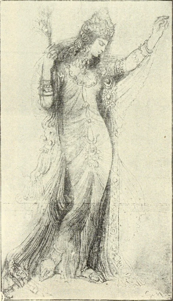 An illustration from La scultura, la pittura di U. Fleres, P. Molmenti, U. Ojetti, G. Menasci : le arti applicate di Guido Menasci, 1900, leaf 364