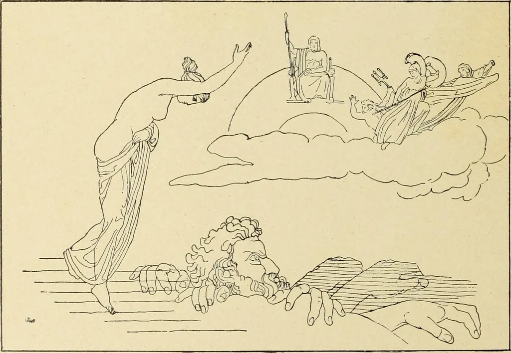 An illustration from La scultura, la pittura di U. Fleres, P. Molmenti, U. Ojetti, G. Menasci : le arti applicate di Guido Menasci, 1900, leaf 37