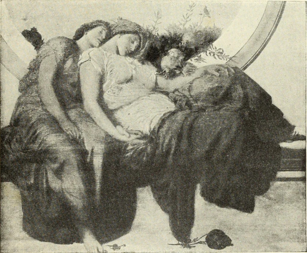 An illustration from La scultura, la pittura di U. Fleres, P. Molmenti, U. Ojetti, G. Menasci : le arti applicate di Guido Menasci, 1900, leaf 372