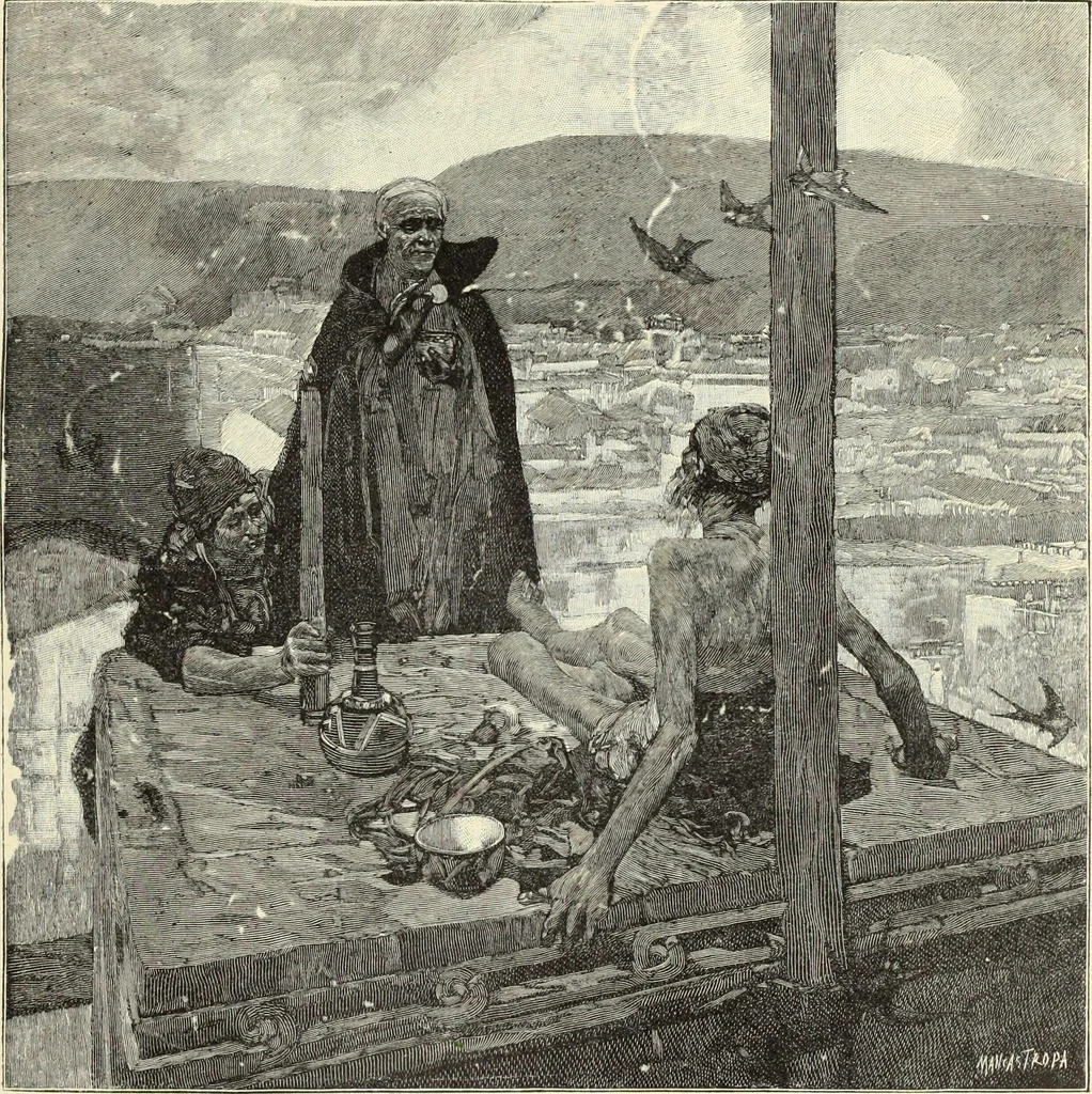 An illustration from La scultura, la pittura di U. Fleres, P. Molmenti, U. Ojetti, G. Menasci : le arti applicate di Guido Menasci, 1900, leaf 378