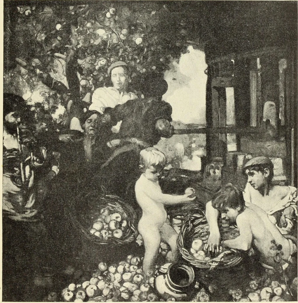 An illustration from La scultura, la pittura di U. Fleres, P. Molmenti, U. Ojetti, G. Menasci : le arti applicate di Guido Menasci, 1900, leaf 380