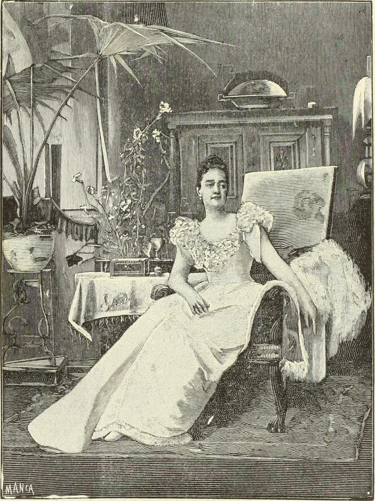 An illustration from La scultura, la pittura di U. Fleres, P. Molmenti, U. Ojetti, G. Menasci : le arti applicate di Guido Menasci, 1900, leaf 384