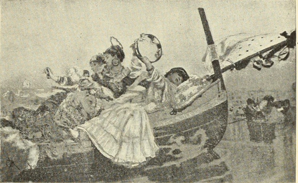 An illustration from La scultura, la pittura di U. Fleres, P. Molmenti, U. Ojetti, G. Menasci : le arti applicate di Guido Menasci, 1900, leaf 404