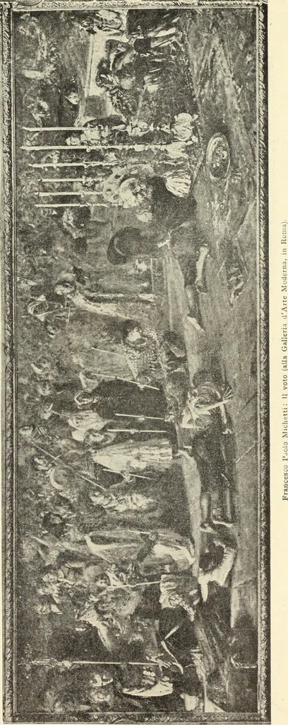 An illustration from La scultura, la pittura di U. Fleres, P. Molmenti, U. Ojetti, G. Menasci : le arti applicate di Guido Menasci, 1900, leaf 408