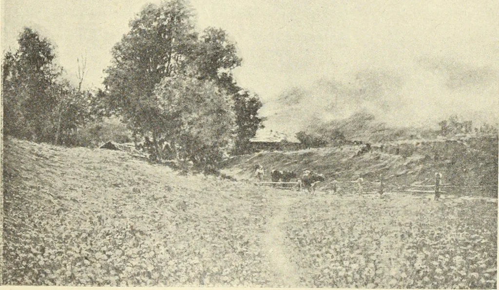 An illustration from La scultura, la pittura di U. Fleres, P. Molmenti, U. Ojetti, G. Menasci : le arti applicate di Guido Menasci, 1900, leaf 410