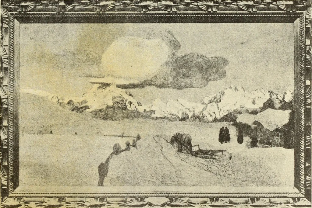 An illustration from La scultura, la pittura di U. Fleres, P. Molmenti, U. Ojetti, G. Menasci : le arti applicate di Guido Menasci, 1900, leaf 416