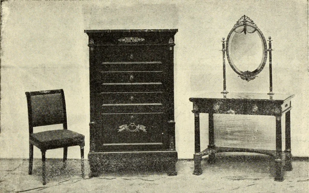 An illustration from La scultura, la pittura di U. Fleres, P. Molmenti, U. Ojetti, G. Menasci : le arti applicate di Guido Menasci, 1900, leaf 440