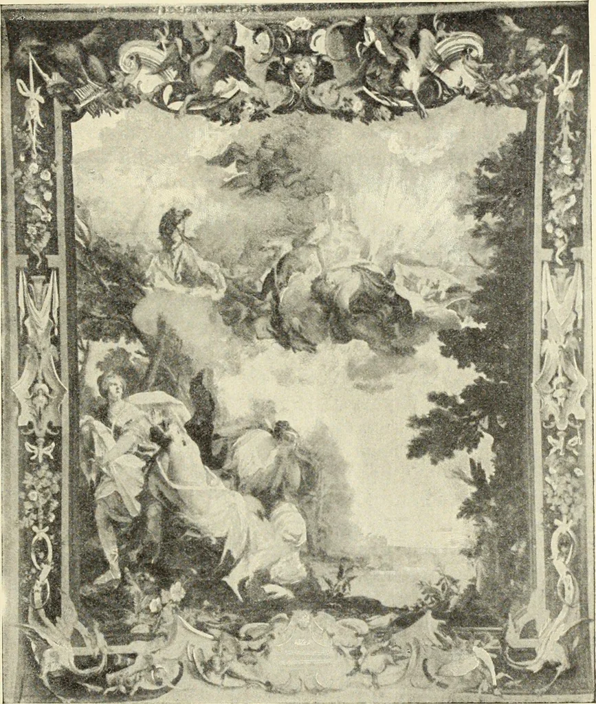 An illustration from La scultura, la pittura di U. Fleres, P. Molmenti, U. Ojetti, G. Menasci : le arti applicate di Guido Menasci, 1900, leaf 444