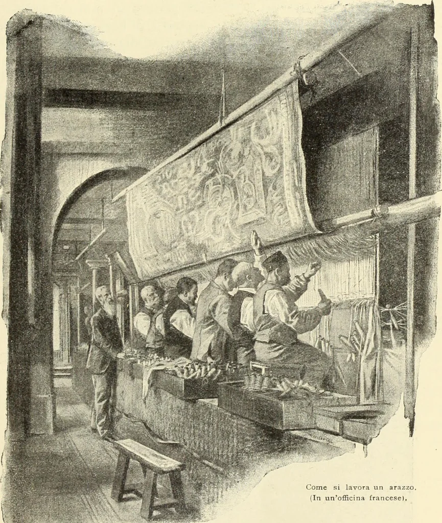 An illustration from La scultura, la pittura di U. Fleres, P. Molmenti, U. Ojetti, G. Menasci : le arti applicate di Guido Menasci, 1900, leaf 446