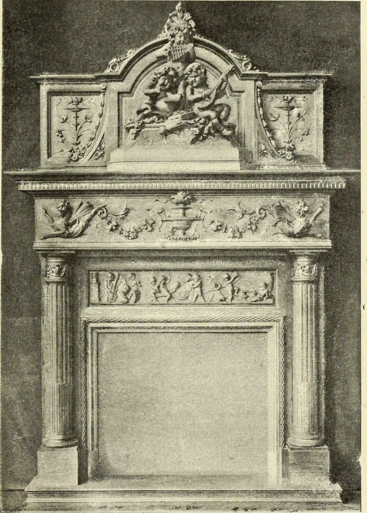 An illustration from La scultura, la pittura di U. Fleres, P. Molmenti, U. Ojetti, G. Menasci : le arti applicate di Guido Menasci, 1900, leaf 452