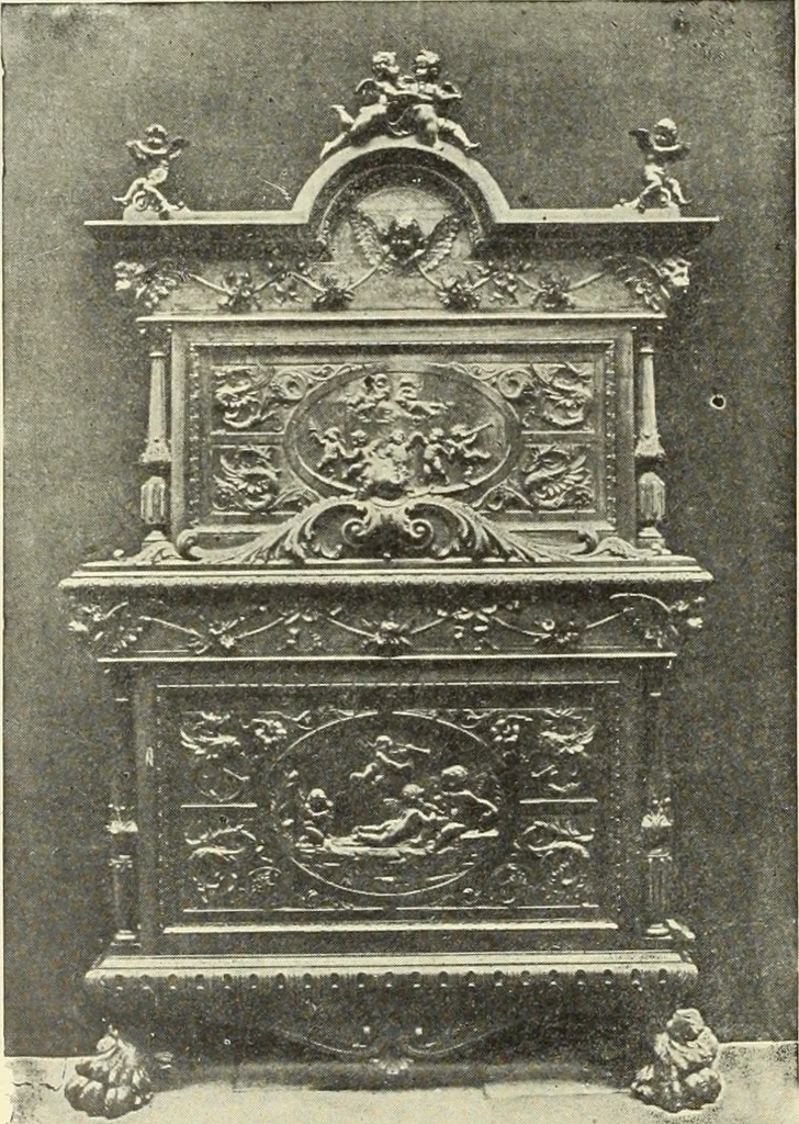 An illustration from La scultura, la pittura di U. Fleres, P. Molmenti, U. Ojetti, G. Menasci : le arti applicate di Guido Menasci, 1900, leaf 459