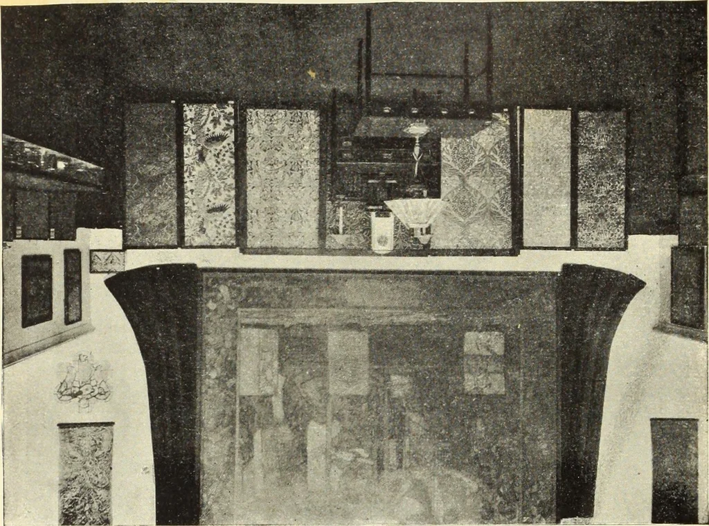 An illustration from La scultura, la pittura di U. Fleres, P. Molmenti, U. Ojetti, G. Menasci : le arti applicate di Guido Menasci, 1900, leaf 478