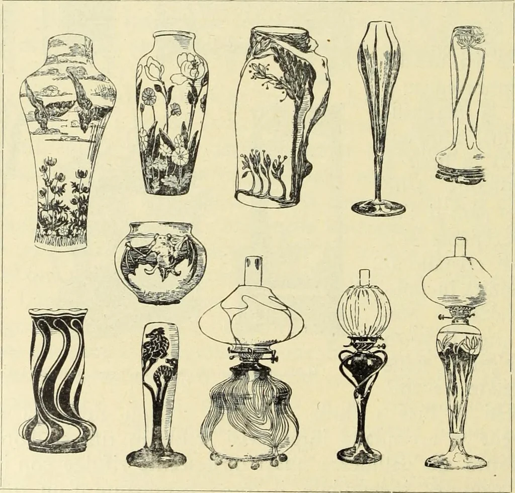 An illustration from La scultura, la pittura di U. Fleres, P. Molmenti, U. Ojetti, G. Menasci : le arti applicate di Guido Menasci, 1900, leaf 491