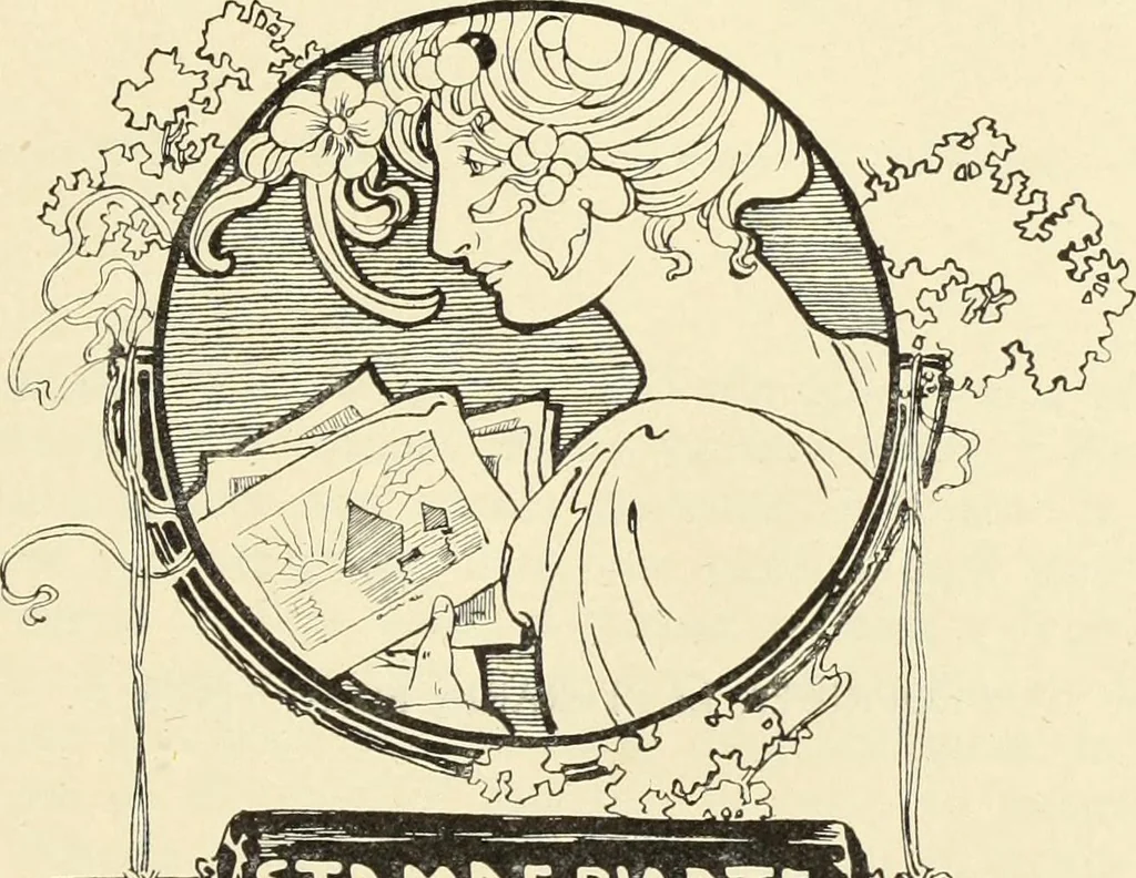 An illustration from La scultura, la pittura di U. Fleres, P. Molmenti, U. Ojetti, G. Menasci : le arti applicate di Guido Menasci, 1900, leaf 492
