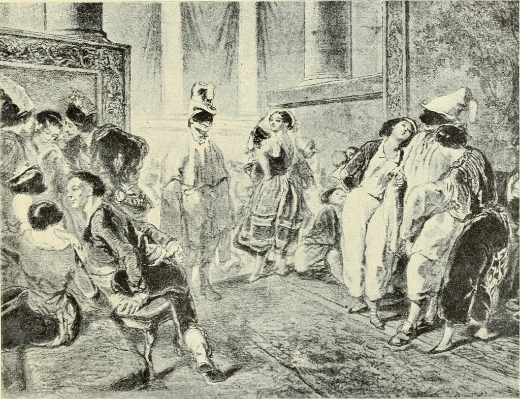 An illustration from La scultura, la pittura di U. Fleres, P. Molmenti, U. Ojetti, G. Menasci : le arti applicate di Guido Menasci, 1900, leaf 508